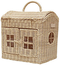 OYOY Storage Basket - House - 33x25x34 cm - Nature