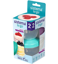 Sistema Containers - Yogurt 2-Pack - 150 mL - M desert blue/Turq