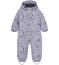 Color Kids Snowsuit - Languid Lavender w. Penguins
