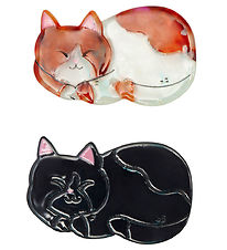 Mimi & Lula Hárklemma - 2 Pakki - 5 cm - Sofandi CAT Hvolpur Lov
