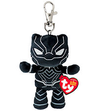 Ty Keychain w. Soft Toy - Beanie Babies - 10 cm - Marvel Black P