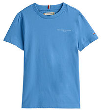 Tommy Hilfiger Stuttermabolur - Mini Corp Lógó - Blue Álög