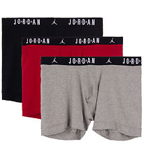 Jordan Boxer nærbuxur - 3 Pakki - Svart/Rautt/Grá