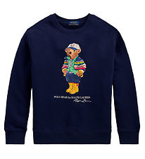 Polo Ralph Lauren Peysa - Dökkblátt M. Bangsi
