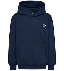 Hummel Hoodie - hmlJr - Loose Hoodie - Dress Blue