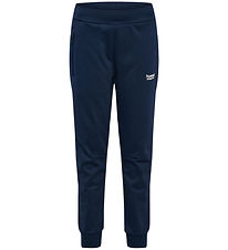 Hummel Sweatpants - hmlJr Regular Waist - Dress Blue