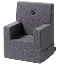 by KlipKlap Armchair - Kids Chair XL - Blue Grey w. Grey