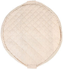 Play&Go Play Mat - Ø120 cm - Soft Organic - Stripes Blue