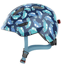 Abus Bicycle Helmet - Smiley 3.0 LED - Blue Car