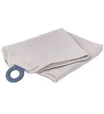 Doomoo ammeteppe m. Bitering - Muslin - 100x85 cm - Beige
