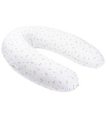 Doomoo Pregnancy/Nursing Pillow - 180 cm - White/Flowers Yellow
