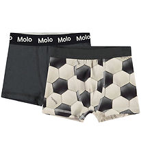 Molo Boxers - 2-Pack - Justin - Football Black