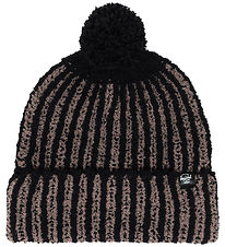 Herschel Mössa - Boucle Pom - Svart/Bungee Sladd