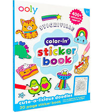 Ooly Stickerbuch - Ausmalen - Cute-A-Licious Doodles