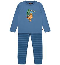 LEGO® Ninjago Pyjama Set - LWAris 703 - Blue w. Print