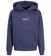 Jack & Jones Hoodie - JorVesterbro - Nightshadow Blue/Loose