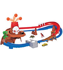 Dickie Toys Autorata M. Auto - Kallo Vulcano Track Set - valo/ää