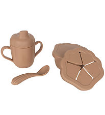 Set de Vaisselle Konges Sløjd - Silicone - 3 Parties - Blush