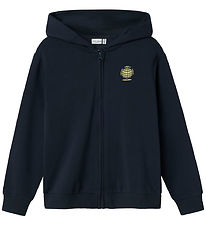 Name It Cardigan w. Hood - NkmVallen - Dark Sapphire/Explore