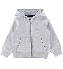 GANT Kapuzenpullover - Shield PLZ - Light Grey Melange