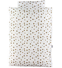 Nørgaard Madsens Bedding - Baby - White w. Flowers