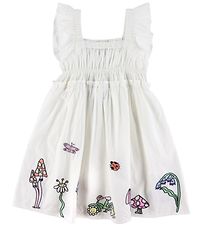 Stella McCartney Kids Dress - Ivory w. Embroidery