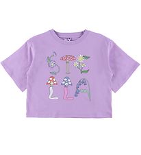 Stella McCartney Kids Stuttermabolur - Skera - Fjólublátt M. Boo