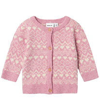 Name It Cardigan - Prjónað - NbfSolly - Mauve Orchid
