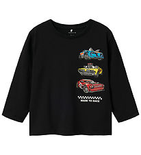 Name It Blouse - NmmDrum Hotwheels - Black