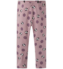 Name It Leggings - NmfDemi - Elderberry