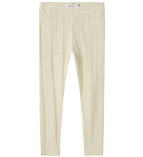 Name It Leggings - Noos - NmfJulia - Summer Sand w. Pointelle