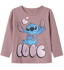 Name It Blouse - NmfJesini Stitch - Elderberry w. Print