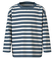 Name It Blouse - Nmm Shaft - China Blue/Cloud Dancer