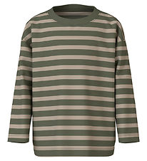 Name It Blouse - Nmm Shaft - Dusty Olive/Pure Cashmere
