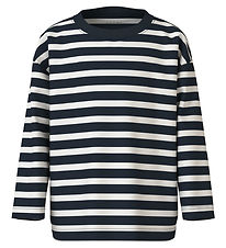 Name It Blouse - Nmm Shaft - Dark Sapphire/Cloud Dancer
