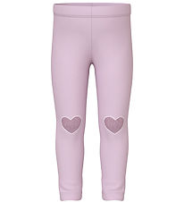 Name It Leggings - NmfDavina - Sviti - Winsome Orchid/Hearts