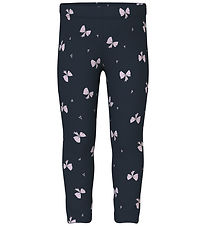 Name It Leggings - NmfDavina - Sviti - Dark Sapphire/Bows
