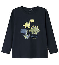 Name It Blouse - NmmVux - Dark Sapphire/Dinos