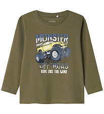 Name It Blouse - NmmVux - Dusty Olive/Offroad