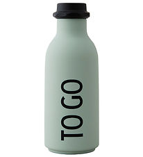 Design Letters Water Bottle - 500 mL - Green w. To Go