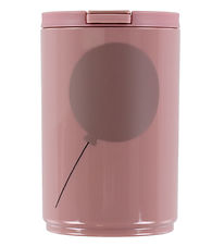 Design Letters Cup w. Straws - Travel - 330 mL - Pink