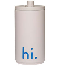 Design Letters Thermo Cup - Travel - 350 mL - Beige w. Hi