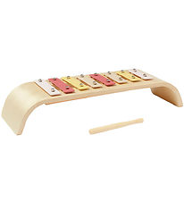 Kids Concept Xylophone - Wood - Pink/Multi