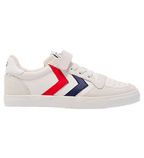 Hummel Sko - Slimmer Stadil Leather Low Jr - Hvit