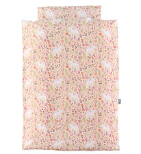 Nørgaard Madsens Bedding - Baby - Coral w. Unicorn