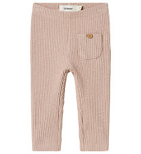Lil' Atelier Leggings - Rib - NbfRaja - Shadow Grau