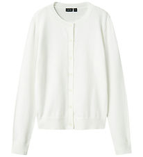 LMTD Cardigan - Knitted - NlfDancy - Bright White