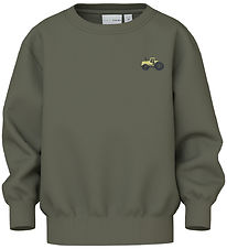 Name It Peysa - NmmVallen - Dusty Olive/Tractor