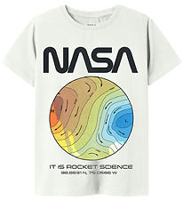 Name It Stuttermabolur - NkmDade Nasa - Bright White