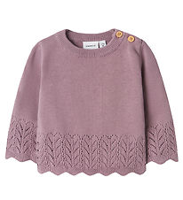 Name It Blouse - NbfTimie - Knitted - Elderberry
